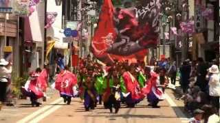 preview picture of video 'CHIよREN北天魁（2012常陸国YOSAKOI祭り・流し踊り）'