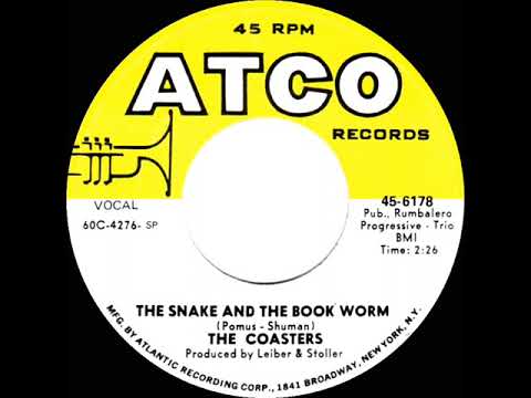 1960 Coasters - The Snake And The Book Worm