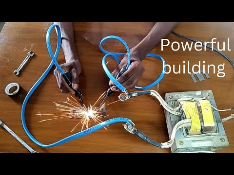 New Idea ! make 1000 Amps Welding Machine With  Inverter transformer #experiment