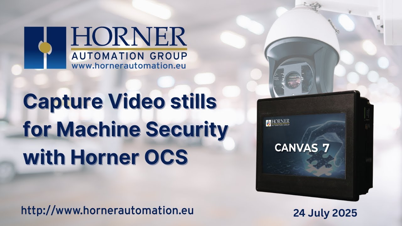 Capture Video stills for Machine Security with Horner OCS