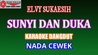 Download lagu KARAOKE DANGDUT SUNYI DAN DUKA - ELVY SUKAESIH (COVER) NADA CEWEK mp3