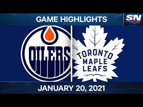 NHL Game Highlights | Oilers vs. Maple Leafs - Jan. 20, 2021