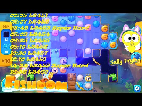 Fishdom level 2451 to 2460