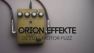 Video thumbnail for Orion Effekte De Luxe Motor Fuzz Guitar Effects Pedal Demo by Pedal of the Day