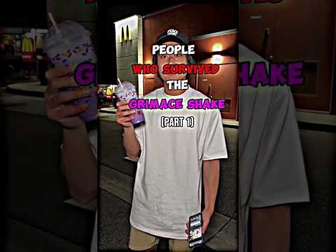 People who survived the Grimace Shake (Part 1) | Edit #edit #grimanceshake #viral #fyp