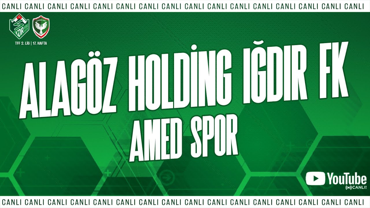 Iğdır FK - Amed Sportif maçı kesintisiz canlı izle