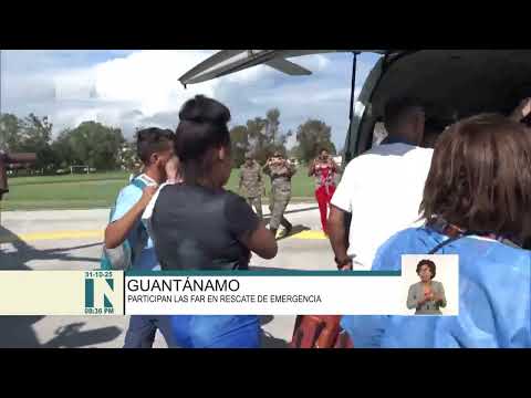 Participa las FAR en rescate de urgencia en Guantánamo
