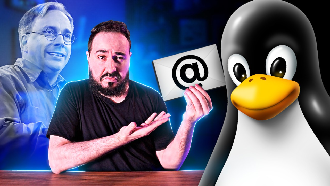Por que, mesmo atualmente, o Linux é desenvolvido por E-mail?