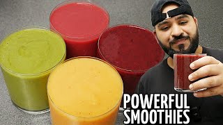 5 POWERFUL & HEALTHY SMOOTHIES | INSTANT ENERGY BOOSTERS | WEIGHT LOSS