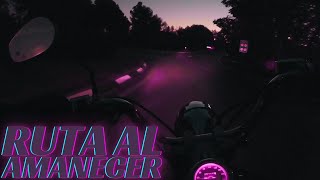 RUTA 3K al AMANECER: Lliria-Olocau-Marines Viejo-Gatova-Pico de Chulilla en moto POV ASMR relajante
