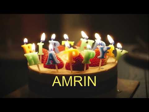 AMRIN Happy Birthday Song – Happy Birthday To You