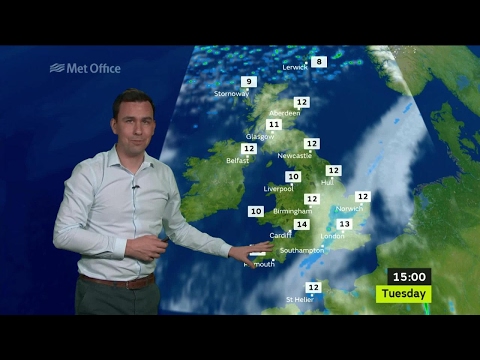 Monday evening forecast 03/04/2017