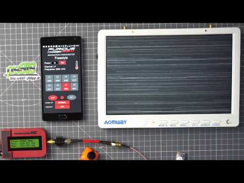 FuriousFPV Stealth Race VTX - Settings via Bluetooth/APP [ENGLISH SUBTITLE]