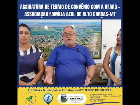 ASSINATURA DO TERMO DE CONVÊNIO COM A AFAAG - 2023