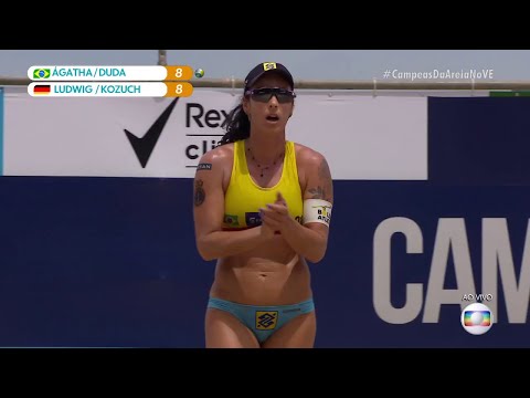 Ludwig / Kozuch defeats Ágatha / Duda by the sand champions