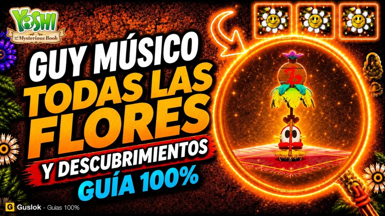 Guy Músico Todos los Coleccionables 100% | Yoshi and the Mysterious Book Guy Músico Todos los Coleccionables 100% | Yoshi and the Mysterious Book