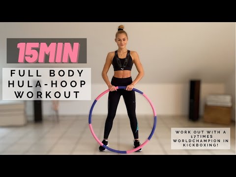 15 min Hula - Hoop workout // Full body // with music // no talking