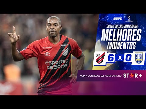 Gols e lances de Athletico Paranaense x Rayo Zuliano
