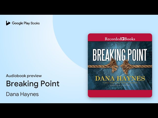 Vídeo relacionado con Breaking Point: A Novel (Crashers Book 2) (English Edition)