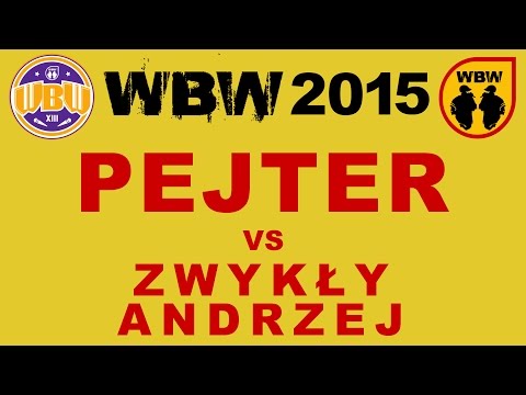 Video thumbnail for Eliminacje 2015: Pejter vs. Zwykły Andrzej