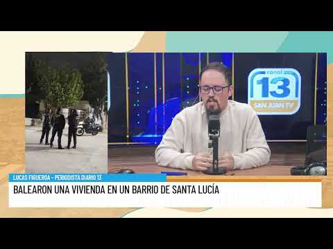 Balearon una vivienda en un barrio de Santa Lucía