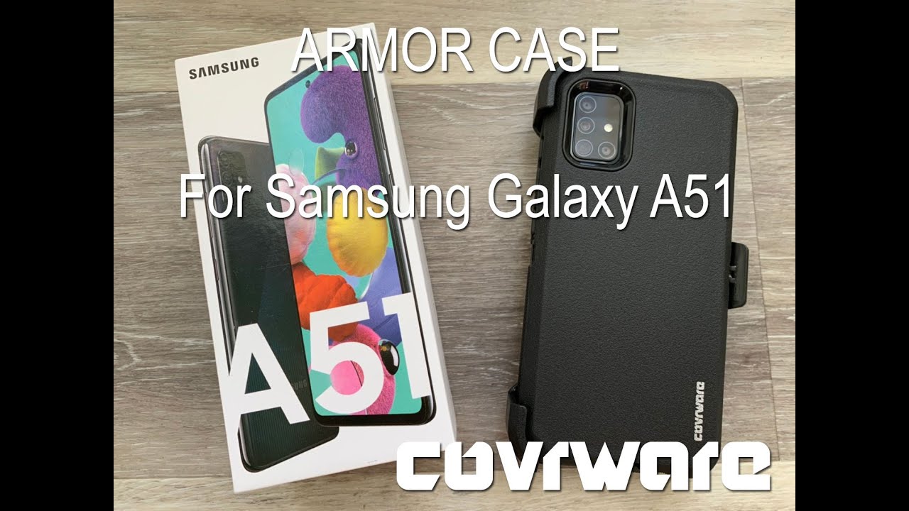 For Samsung Galaxy A51 ( NOT FIT 5G), COVRWARE Tri Series Holster Case Built-In Screen Protector