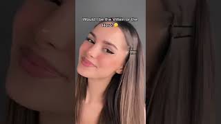 Would I be the VILLAIN or the HERO? ? I tried the cartoon filter!??