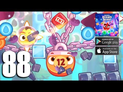 Angry Birds Dream Blast ]88[ Gameplay Walkthrough - Stage 381 382 (Android, iOS)