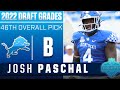 Lions take THREE-DOWN Rusher Josh Paschal With No. 46 Pick I 2022 NFL Draft Grades