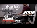 Pearl Mimic Pro // ATV artist cymbals // drum-tec electronic drums