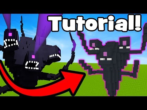 Minecraft Tutorial: How To Make A Wither Storm Statue...