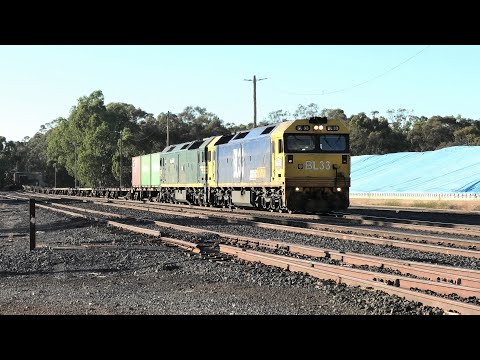 BL33-G539 on 7901V to Merbien pass thru Dunolly. 09-01-21.