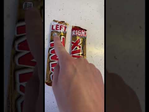 The Difference Between Left And Right Twix #Shorts