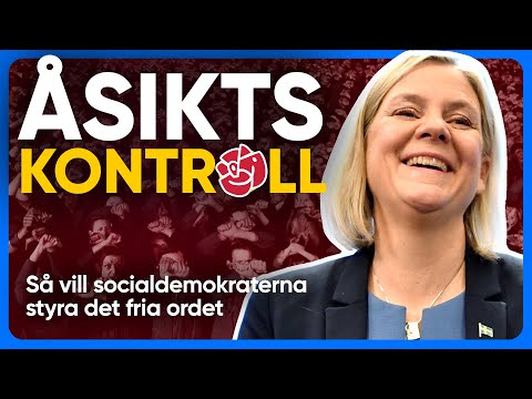 Så vill (S) vill KONTROLLERA din YTTRANDEFRIHET