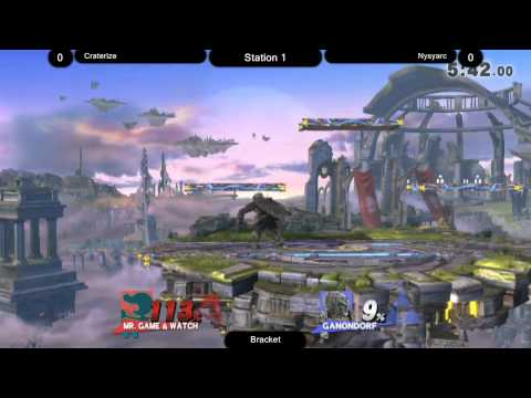 [LGS 12/4/2015][Smash 4] Craterize (G&W+/Pikachu) vs Nysyarc (Ganondorf+)