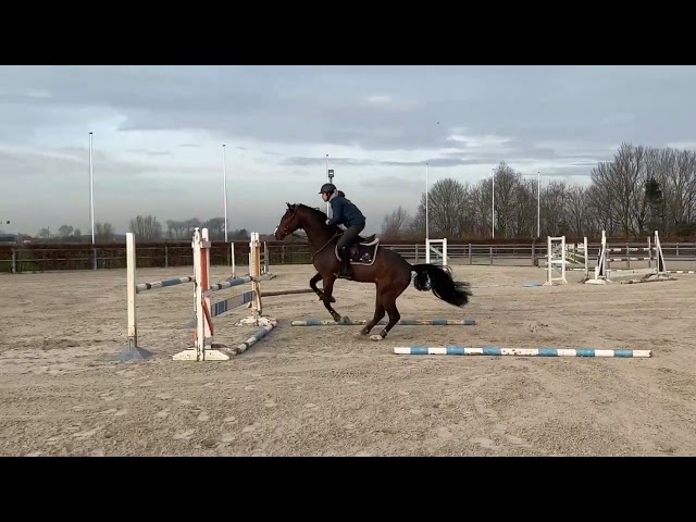 jumping under the saddle
