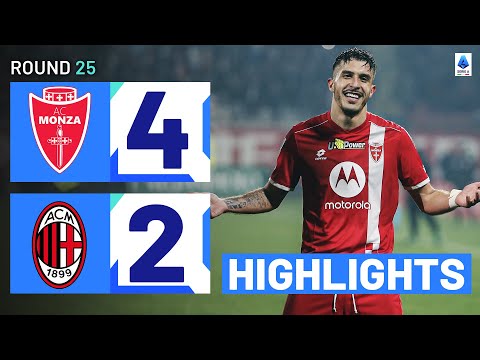 MONZA-MILAN 4-2 | HIGHLIGHTS | Monza Victorious In Six goal Thriller | Serie A 2023/24