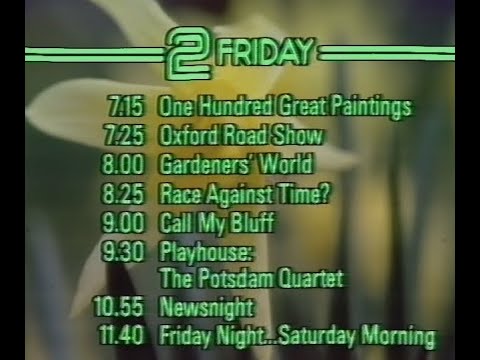 Thursday 12th March 1981 BBC2