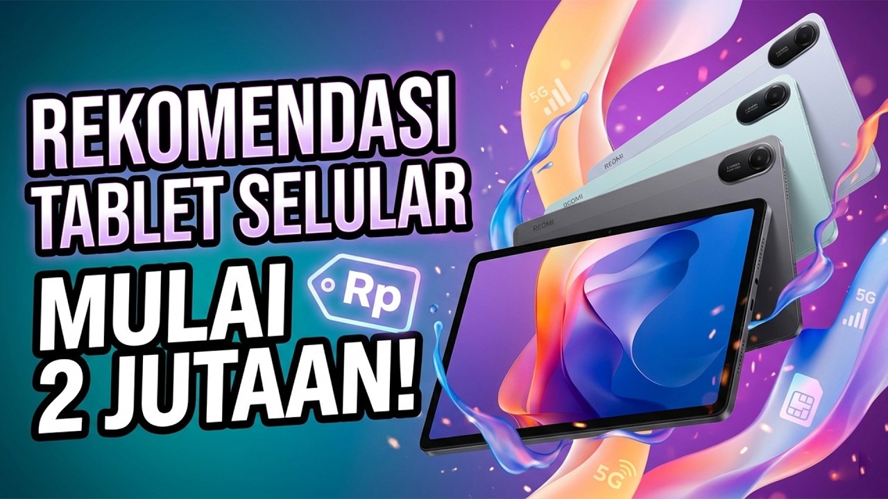 MULAI 2-4 JUTAAN! 7 TABLET SELULAR MURAH 2026.