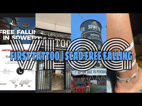VLOG: First Tattoo | How Scary is Scad Free Falling & Bungee Jumping at Orlando Towers | SA YouTuber