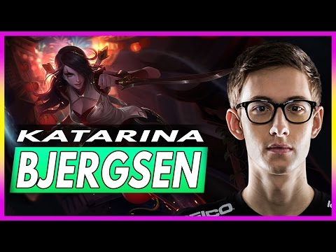 Bjergsen Katarina - NA Solo Queue Highlights - Patch 7.1 Replays