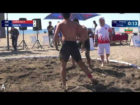 1/4 Men's BW - 90 kg: P. CHRISTOS (GRE) v. M. INAM (PAK)