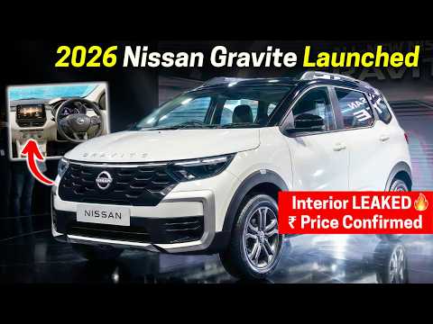 Nissan Gravite 2026 Launched - Interior First Look, CNG Model and Price Confirmed