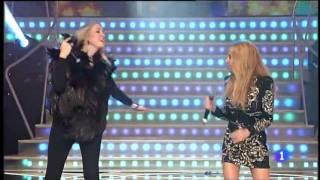 THIS AIN´T A LOVE SONG con Emilia De Poret -Especial De Par En Par (tve1) 27/12/2010 Marta Sánchez