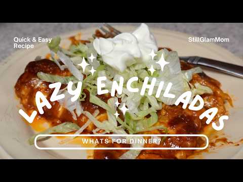 Delicious Red Enchiladas Recipe ｡:∞♡* Easy dinner idea