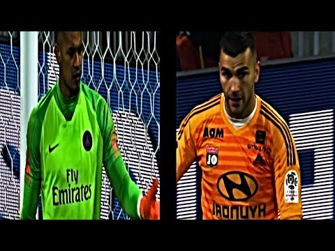 Alphonse Areola vs Anthony Lopes - PSG vs Lyon - 2/3/2019 HD