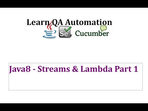 Java8 Understanding Streams Lambda Part 1
