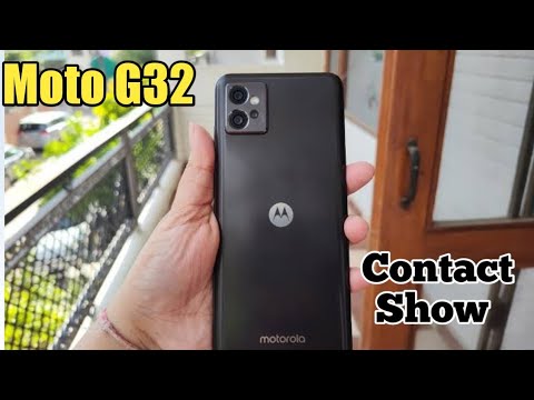 How To Show Contact In Moto G32, Contact So Kaise Karen In Moto G32,Moto G32 Mein Contact Show Kaise