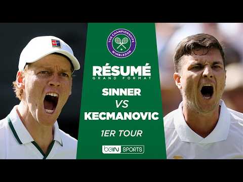 WIMBLEDON : Jannik SINNER vs Miomir KECMANOVIC | 1er tour