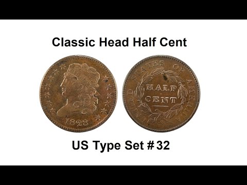 US Type Set #32 - Classic Head Half Cent